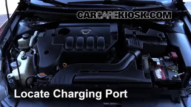 2009 Nissan Altima S 2.5L 4 Cyl. Sedan (4 Door) Climatisation Ajouter du réfrigérant